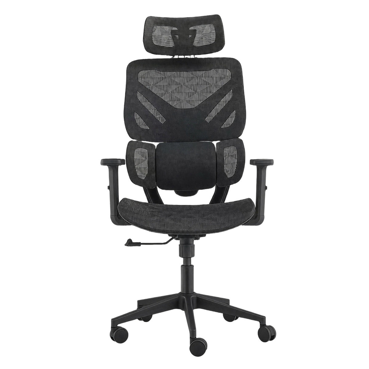 Valencia High Back Chair Black Red Office Furniture | VL 8059H-BK