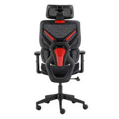 Valencia High Back Chair Black Red Office Furniture | VL 8059H-BK