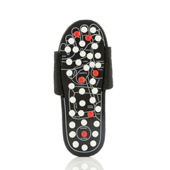 InnovaGoods Acupuncture Massage Slippers Black | V0100551-M