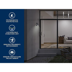Beper Solar Wall Lamp with Motion Sensor IP65 | P207ILO070