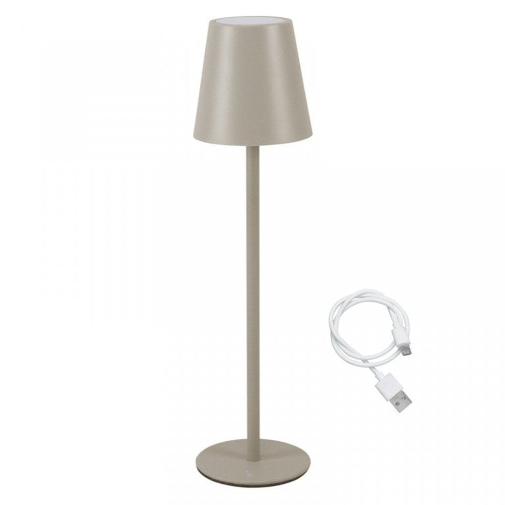 Beper Rechargeable Table Lamp Aura Light Grey | P207ILI205