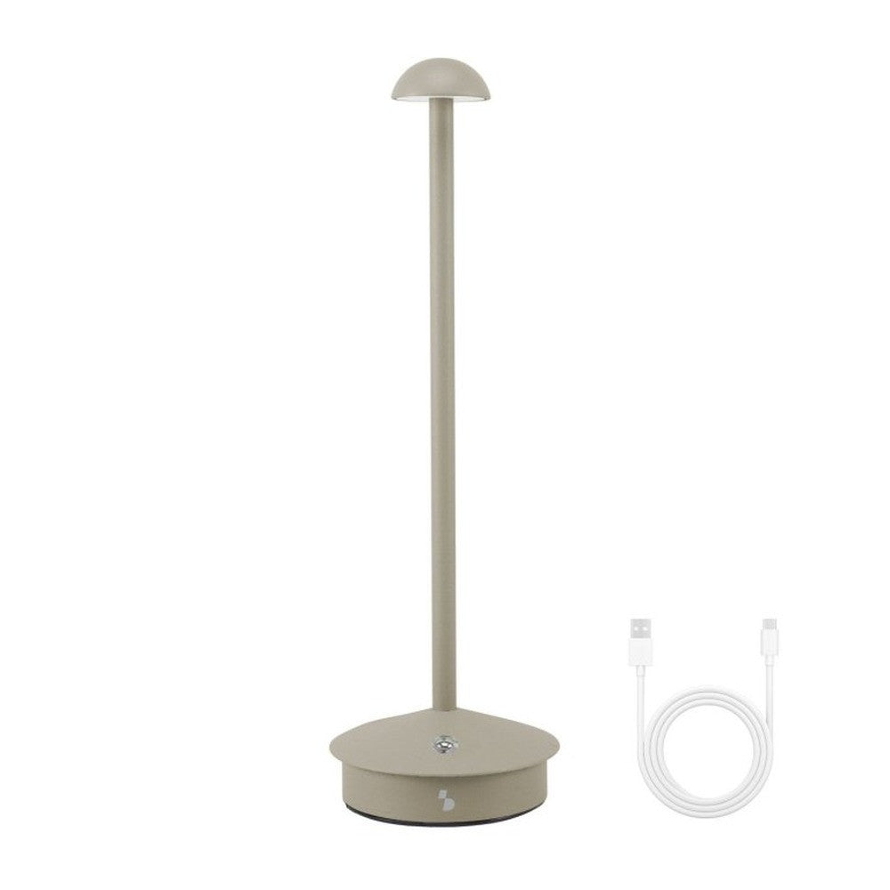 Beper Rechargeable Table Lamp Slim Light Grey | P207ILI152