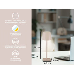 Beper Rechargeable Table Lamp Pink | P207ILI202