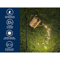 Beper Fata Solar Garden Lamp Gold 36 LED 80cm Pole | P207ILO002