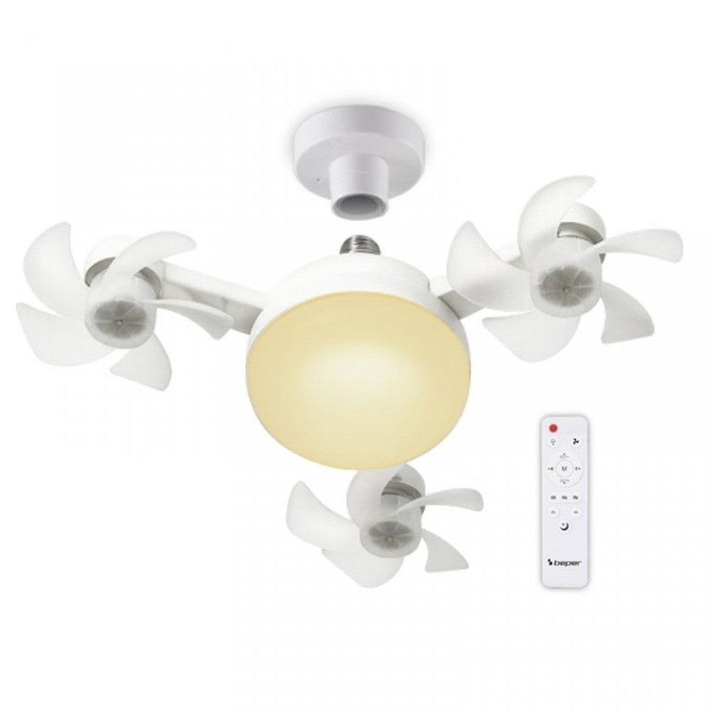 Beper Ceiling Fan with Light and Remote 30W | P206VEN612