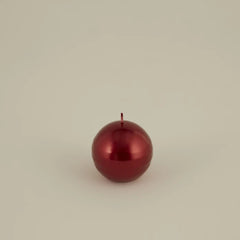 Karaca Home Ball Candle Red 7 cm Paraffin | K8680214388532
