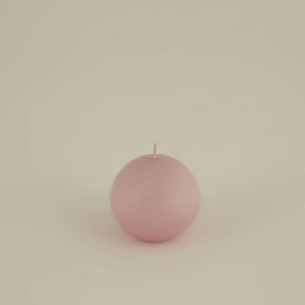 Karaca Home Ball Candle Pink 8 cm Paraffin | K8680214388556