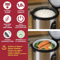 Beper Rice Cooker & Steamer | P101VAP020