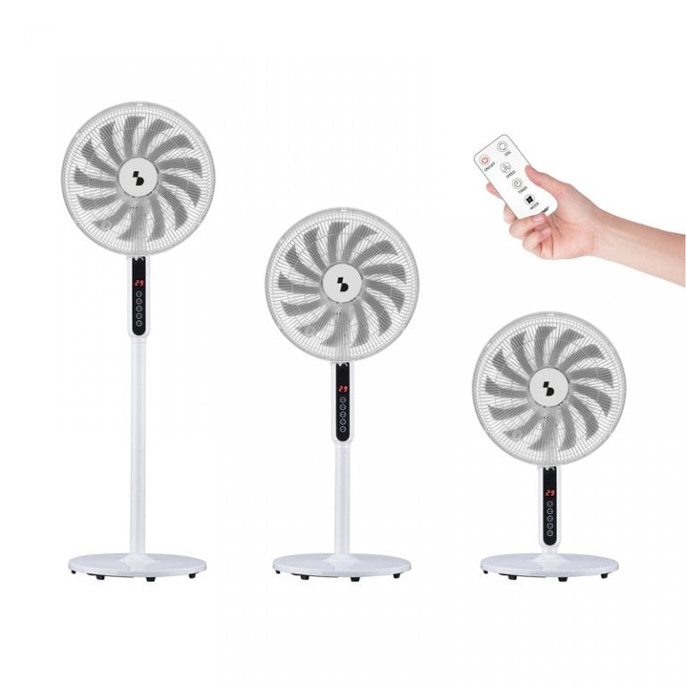 Beper Deluxe Pedestal Fan Trio - 13 Blades With Remote Control | P206VEN154