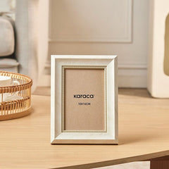 Karaca Bramble Photo Frame 10x15 cm Cream Polystyrene | 8683650383185