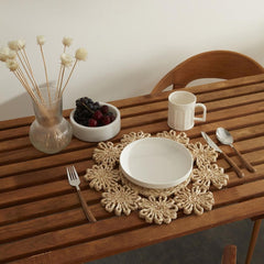 Karaca Nora Single Placemat 38 cm Round Easy Clean | 153.09.01.5163
