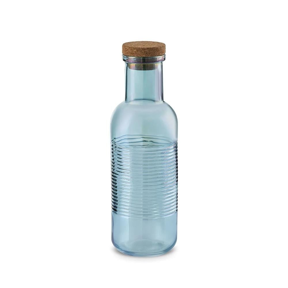 Karaca Dame Glass Water Bottle Blue 500 ml | 153.09.01.7125