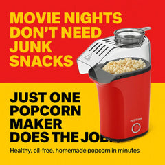 Nutricook Popcorn Maker Essentials [Red] | NCK-PM150R