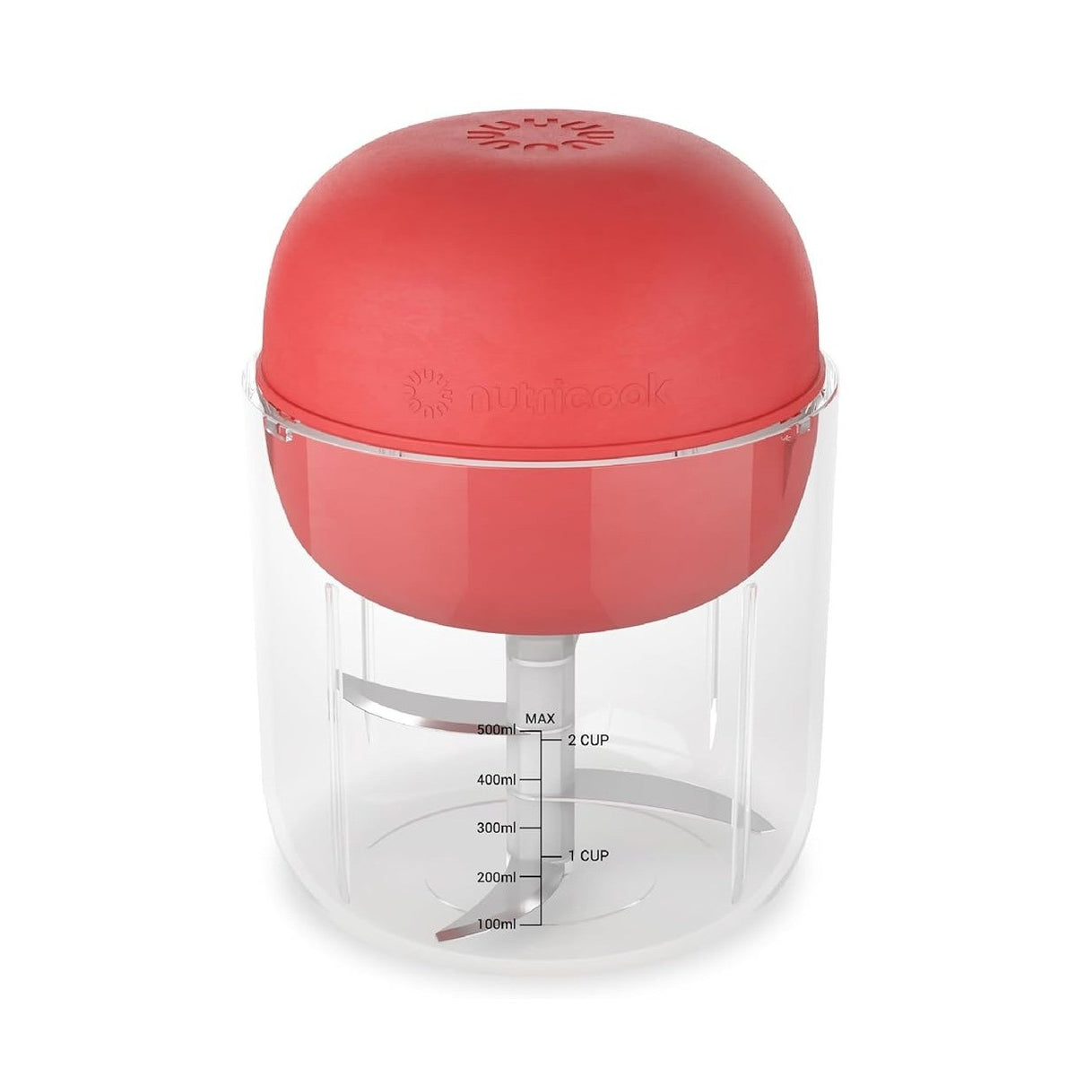 Nutricook Choppi Cordless Rechargeable Chopper Red | CH600R-ME