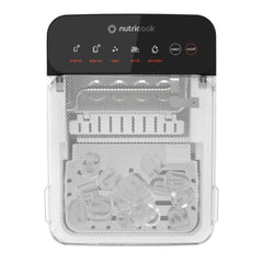 Nutricook Icy Bullet Ice Maker, Makes Fresh Ice In 7min, 150W, Silver | NCK-ICY510S