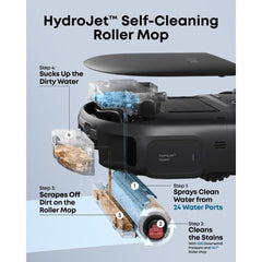 eufy Robot Vacuum Omni C28 Self-Emptying Mop Combo | T211A310