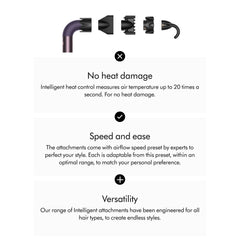 Dyson Supersonic r Hair Dryer Jasper Plum Curly to Coily | 800123486\\\