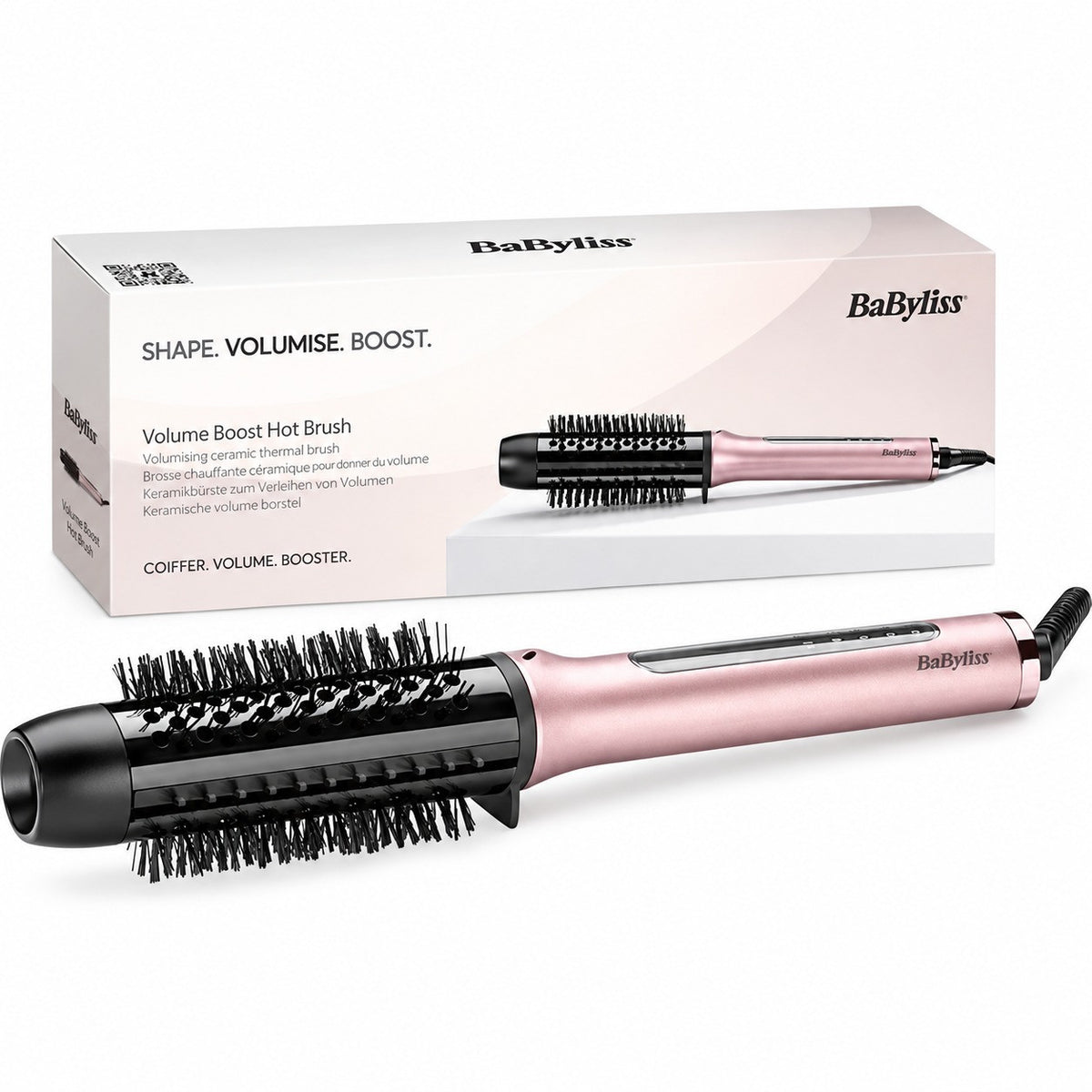 Babyliss Volume Boost Hot Brush HSB200E 28mm Ceramic Barrel | 3030050197365