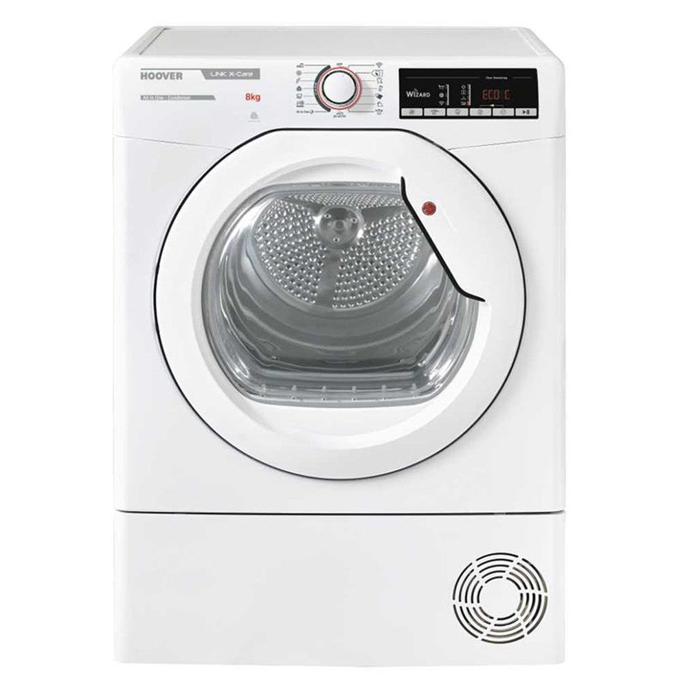 Hoover Condenser Dryer White 8kg Capacity | HOOWDRYHLXC8TGS