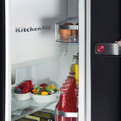 KitchenAid Refrigerator One Door Black 230L | KITWREFFME60150R
