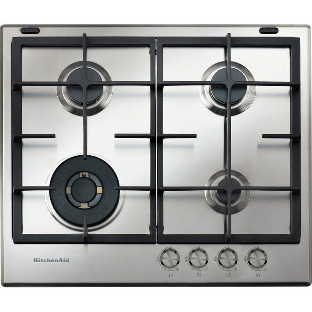 KitchenAid MD460510 Gas Hob 60cm Ixelium Steel | KITWHOBMD460510