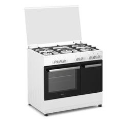 Simfer Cooker Gas Cooker White 90cm | MFB1-9502SGWBB