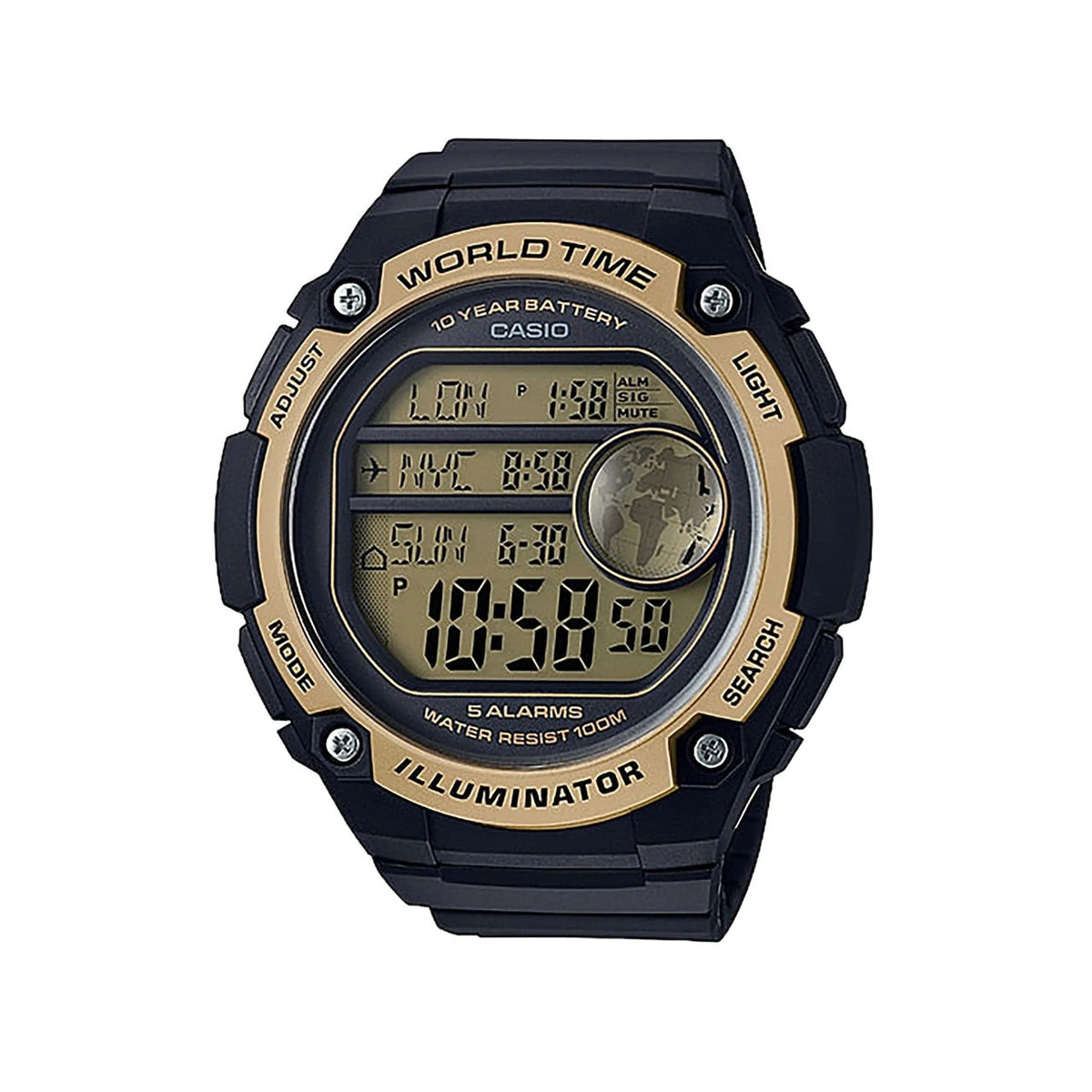 Casio Analog Watch Beige Strap | AE-3000W-9AVDF
