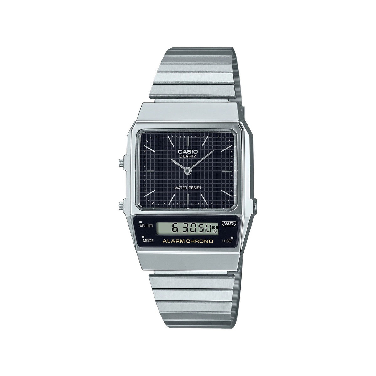 Casio Digital Watch Silver Black | AQ-800E-1ADF