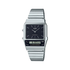 Casio Digital Watch Silver Black | AQ-800E-1ADF