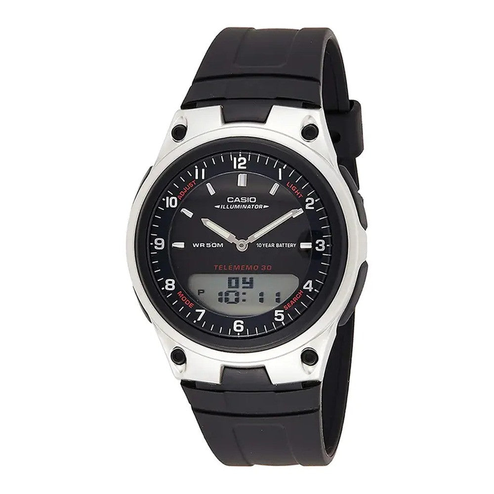 Casio Analog-Digital Watch Black | AW-80-1AVDF