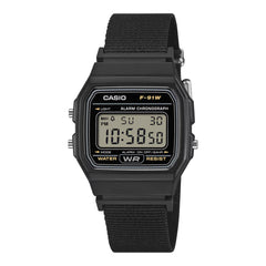 Casio Men's Digital Watch Cloth Band Lightweight | F-91WF-1ADF