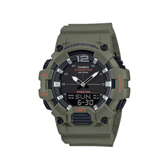 Casio Analog Watch Green Resin 53mm | HDC-700-3A2VDF