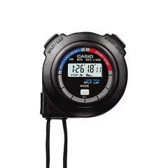Casio Stopwatch 1/100-Second Timing Black | HS-3V-1RDT