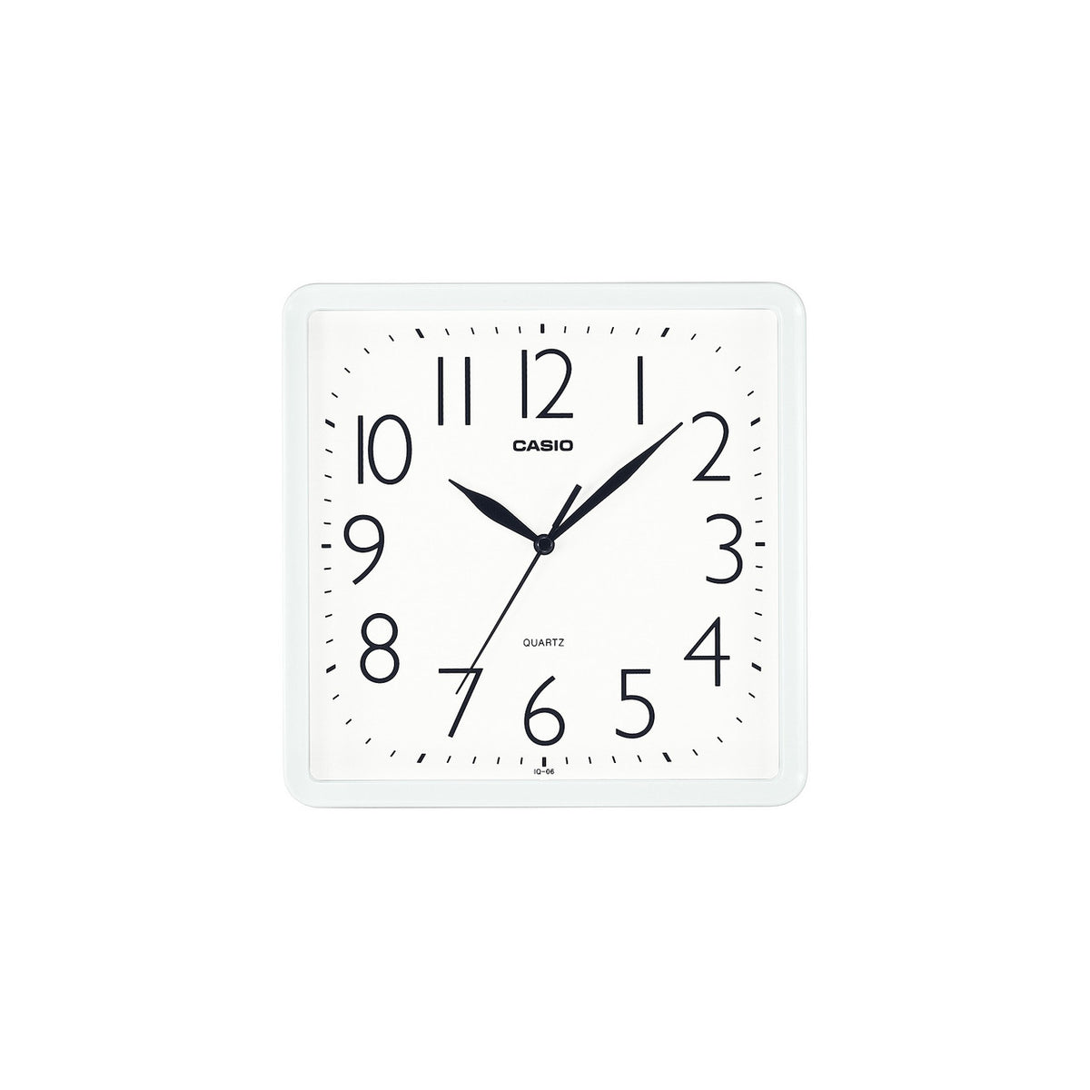 Casio Wall Clock Resin 25cm Square | IQ-06-7DF