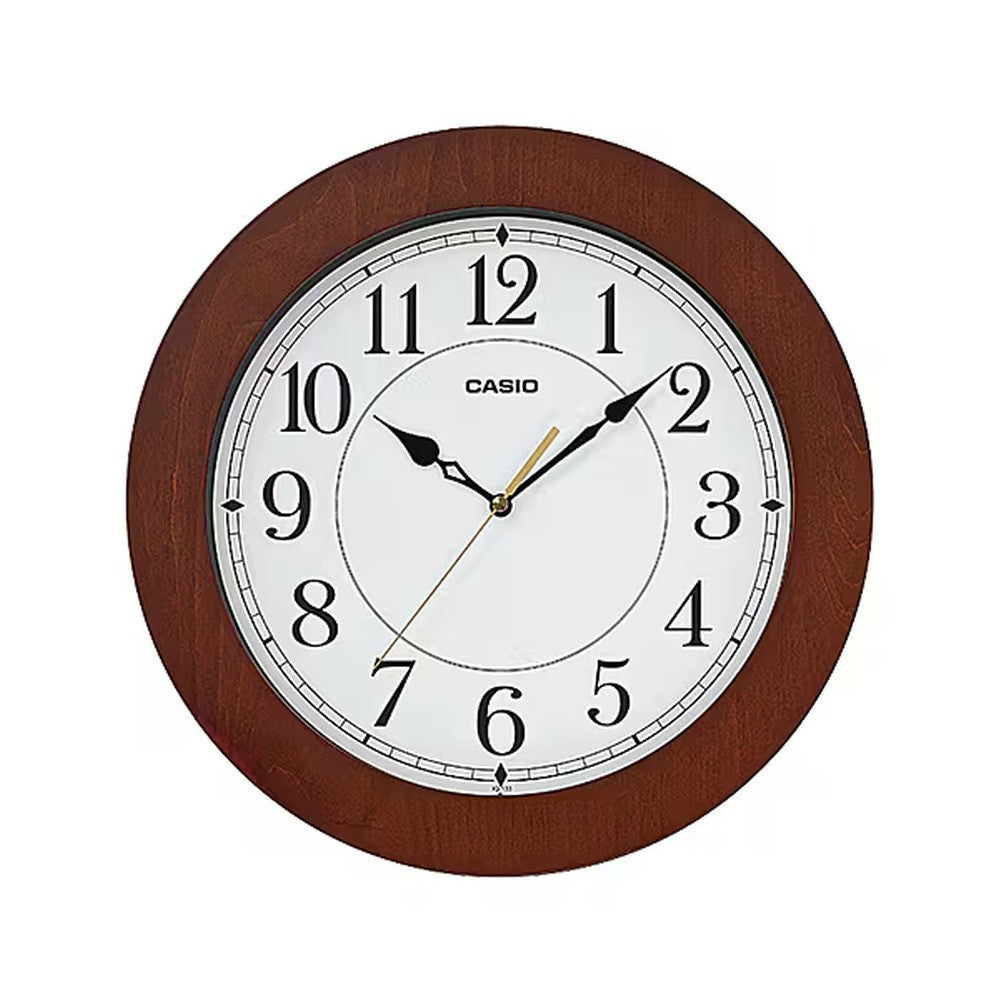 Casio Wall Clock Resin Analog | IQ-133-5DF