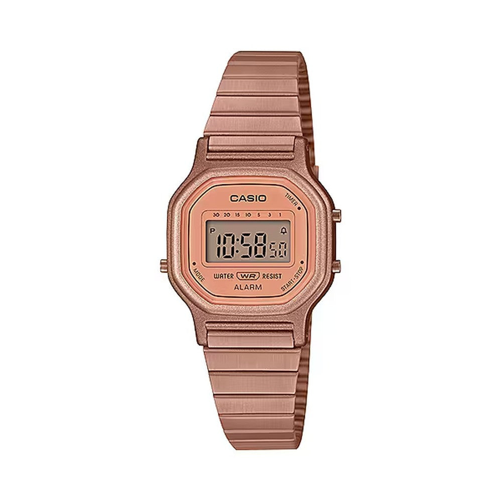 Casio Digital Watch Stainless Steel Band | LA-11WR-5ADF