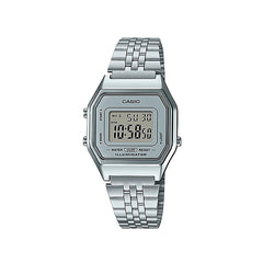 Casio Digital Women's Watch Silver Stainless Steel | LA680WA-7DF