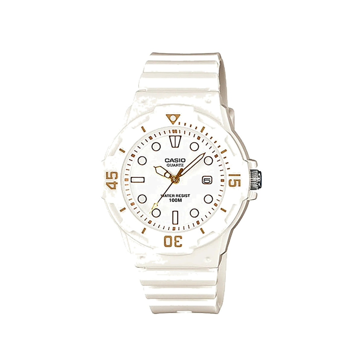 Casio Analog Watch White Resin | LRW-200H-7E2VDF