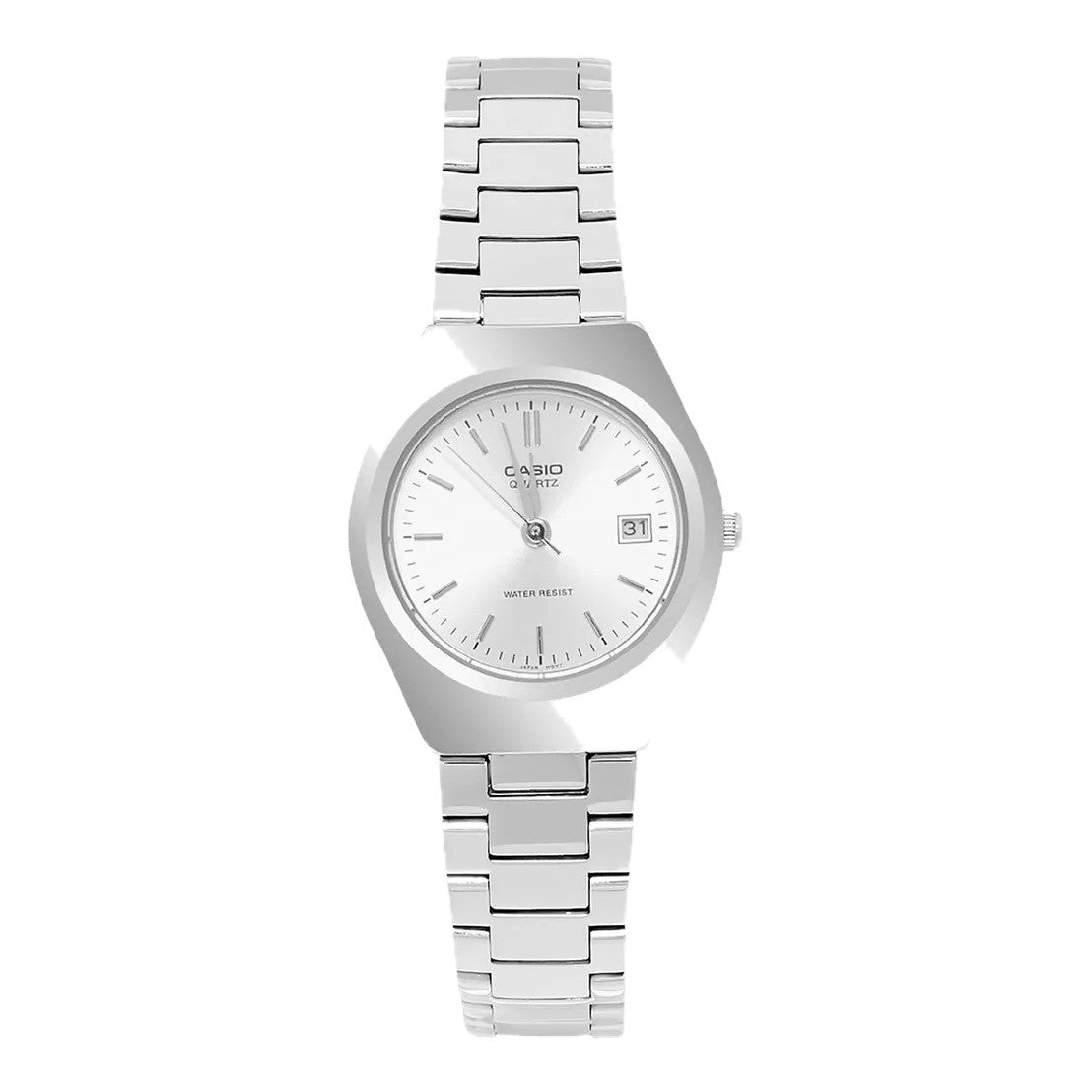 Casio casio-women-3h-watch- Women's Analog Watch White Stainless Steel | LTP-1170A-7ARDF