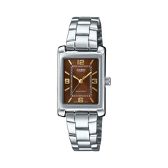 Casio casio-women-3h-watch- Women's Analog Watch Silver | LTP-1234DD-5ADF