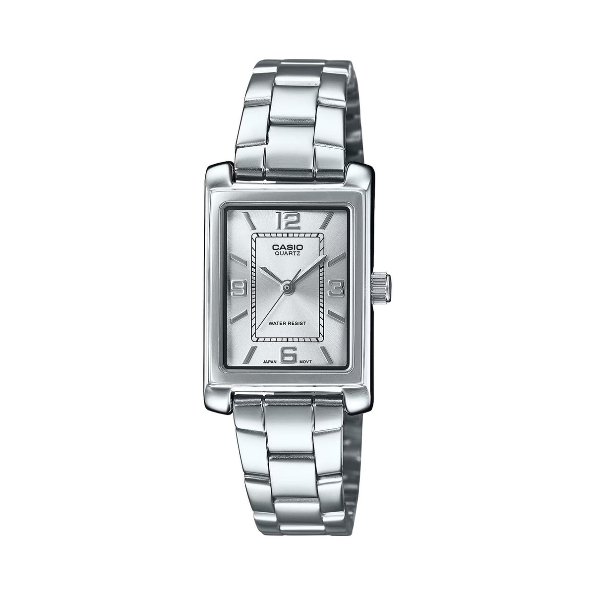 Casio casio-women-3h-watch- Women Watch Silver Analog | LTP-1234DD-7ADF
