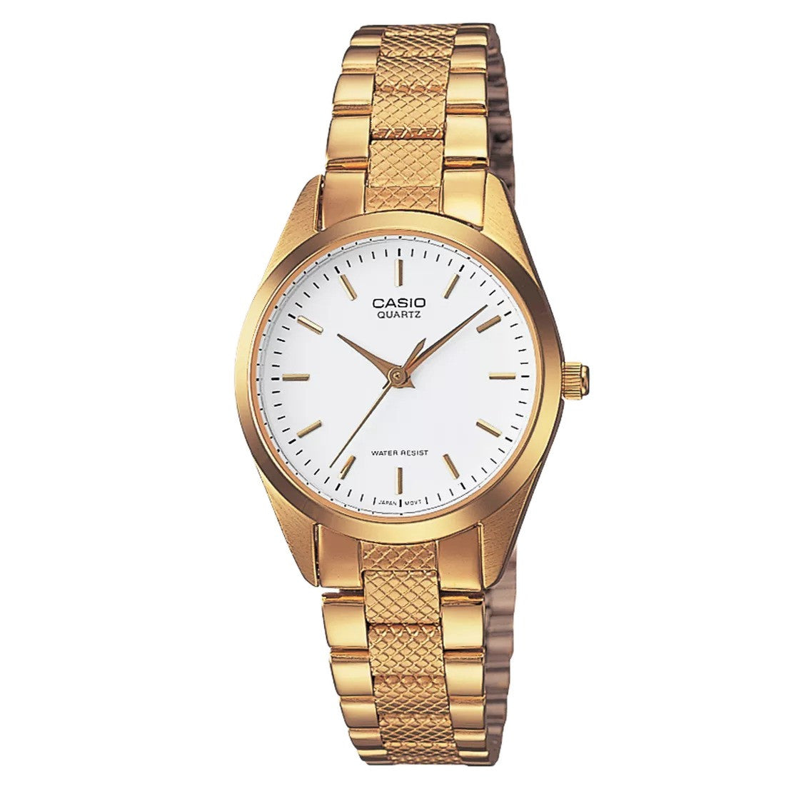 Casio Women 3h Watch Gold Tone Stainless Steel | LTP-1274G-7ADF