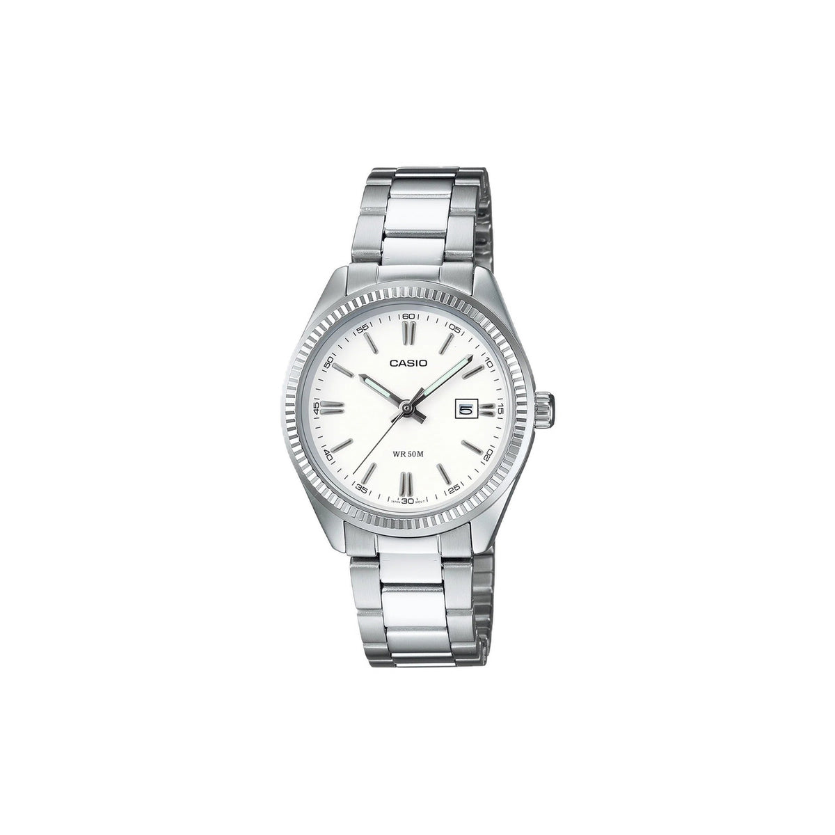 Casio casio-women-3h-watch- Women Watch Silver 30mm | LTP-1302D-7A1VDF