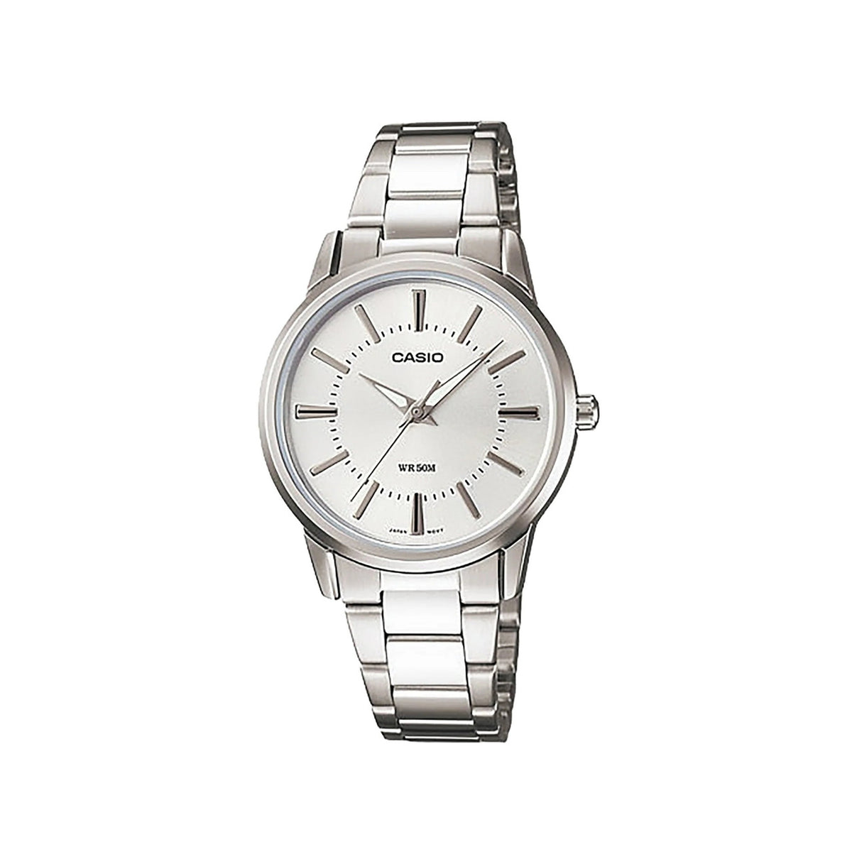 Casio casio-women-3h-watch- Women's Watch Silver Stainless Steel | LTP-1303D-7AVDF