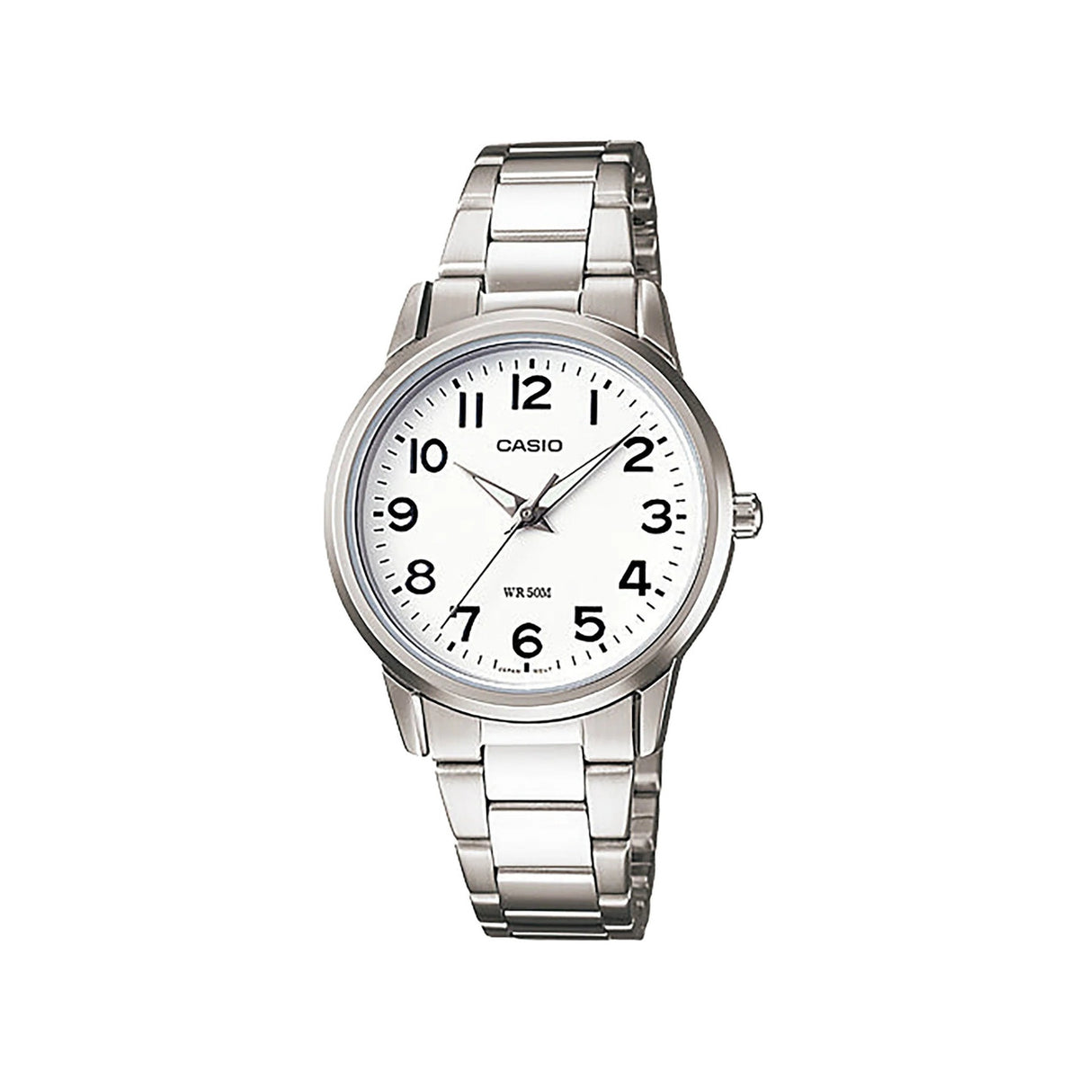 Casio casio-women-3h-watch- Women's Watch Silver Stainless Steel | LTP-1303D-7BVDF