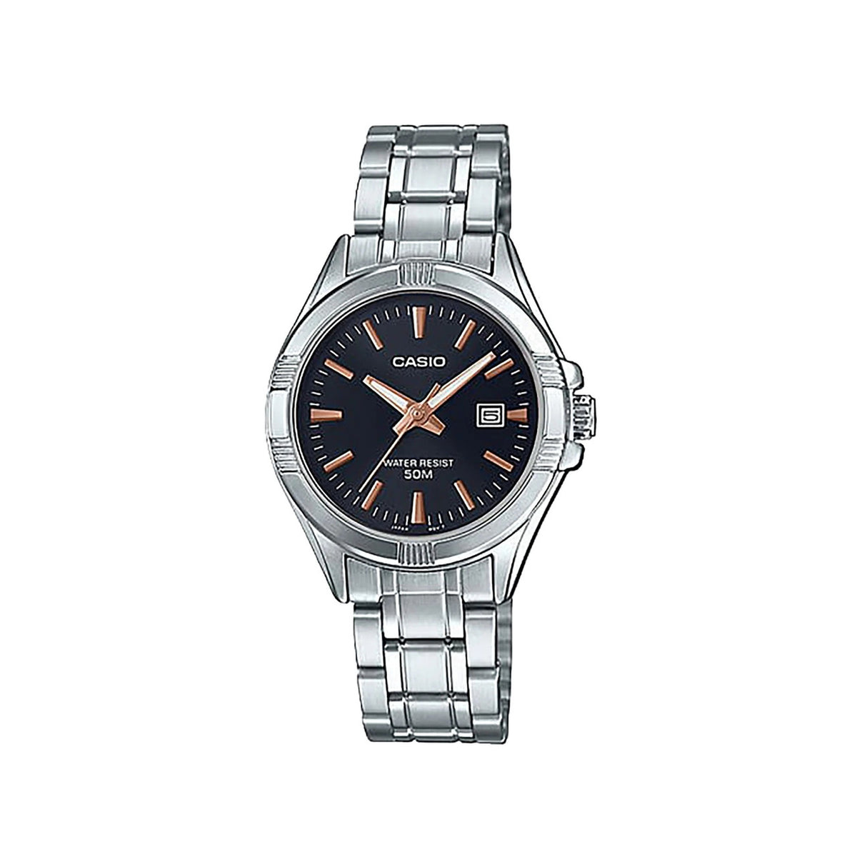 Casio casio-women-3h-watch- Women’s Watch Silver Black Dial | LTP-1308D-1A2VDF