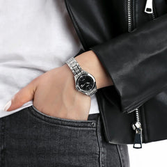 Casio casio-women-3h-watch- Women's Watch Silver Black Dial | LTP-1308D-1AVDF