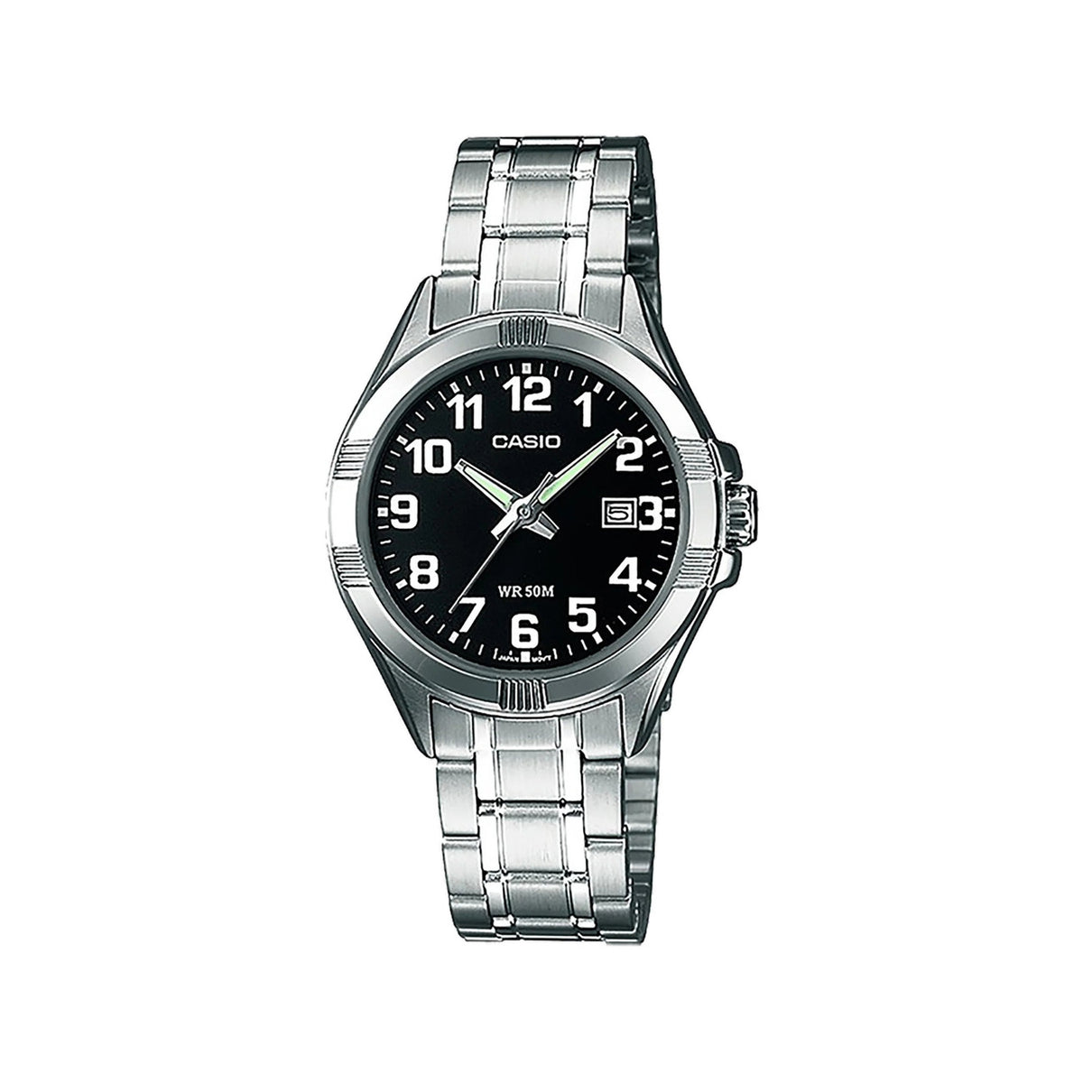 Casio casio-women-3h-watch- Women Watch Silver Metal 31 mm | LTP-1308D-1BVDF
