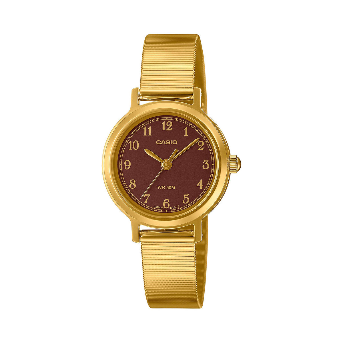Casio Analog Watch Gold Retro Metal Bracelet | LTP-B170G-5BVDF