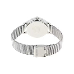 Casio Analog Watch Silver Milanese Strap | LTP-E157M-7ADF
